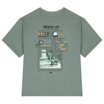 Boys Green Skate T-Shirt