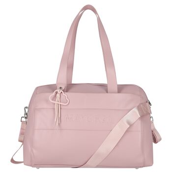 Pink Faux Leather Changing Bag