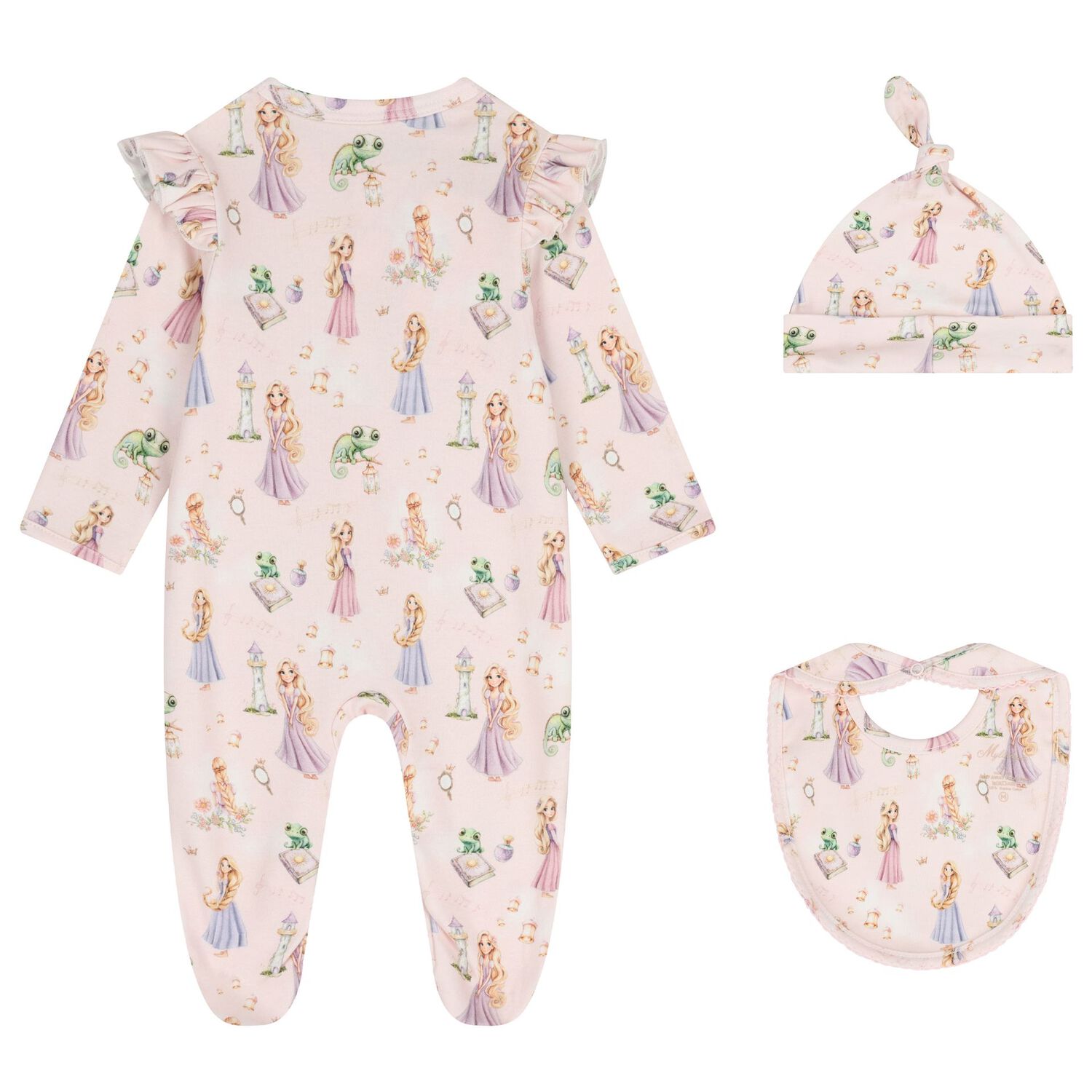 Baby Girls Pink Africa Babygrow Gift Set, 1, hi-res