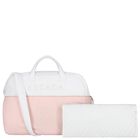 White & Pink Logo Baby Changing Bag, 2, hi-res