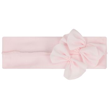 Baby Girls Pink Bow Headband 