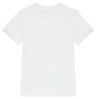 Boys White Logo T-Shirt, 3, hi-res