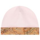 Baby Girls Pink & Beige Geo Map Babygrow Gift Set, 3, hi-res