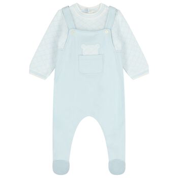 Emile et Rose Baby Boys Blue Babygrow, 1 Baby Boys Blue Babygrow