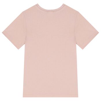 Boys Beige Logo T-Shirt