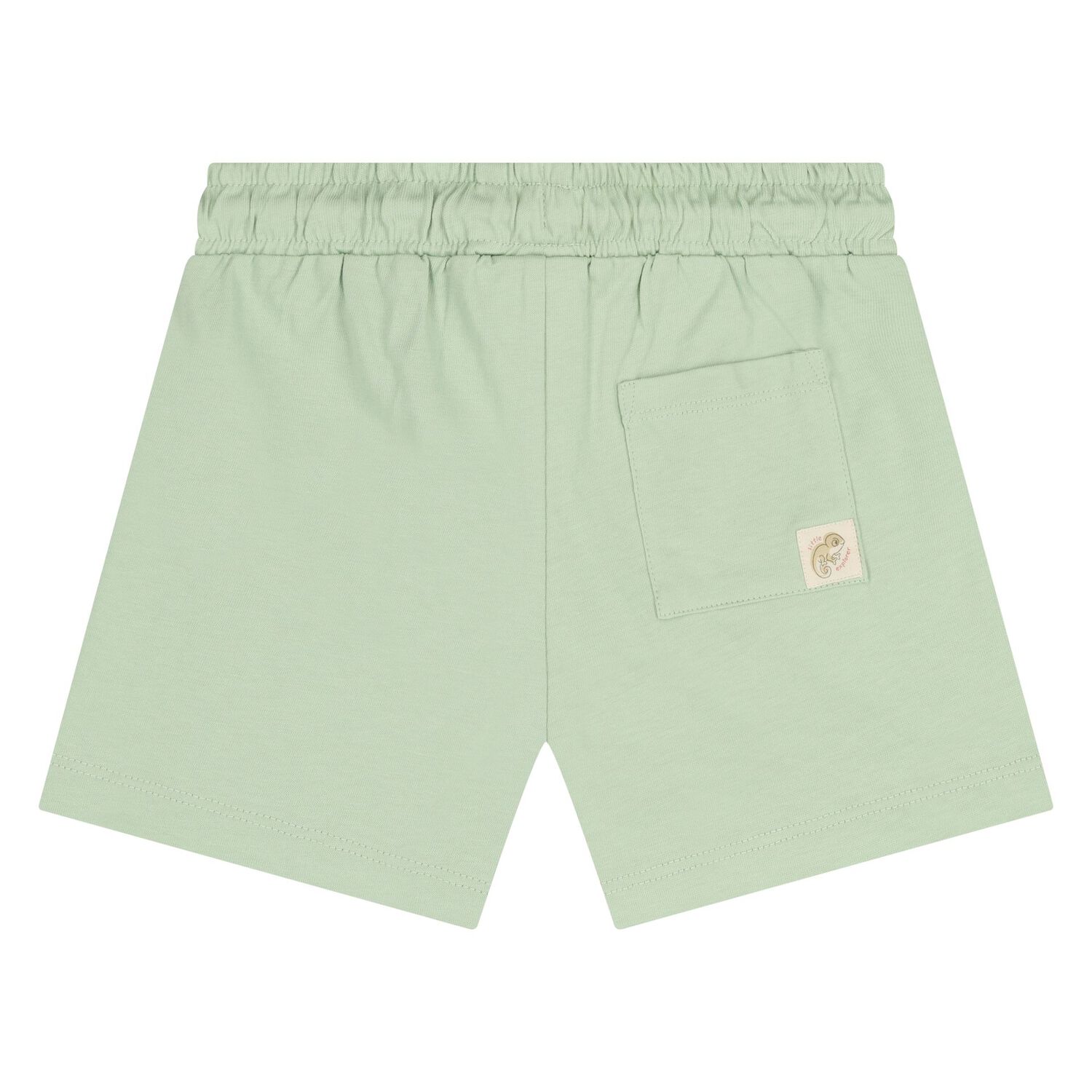 Younger Boys Beige, Ivory & Green Shorts Set, 3, hi-res