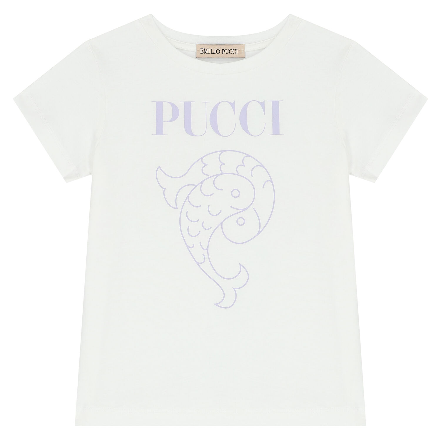 Girls White Logo T-Shirt, 1, hi-res