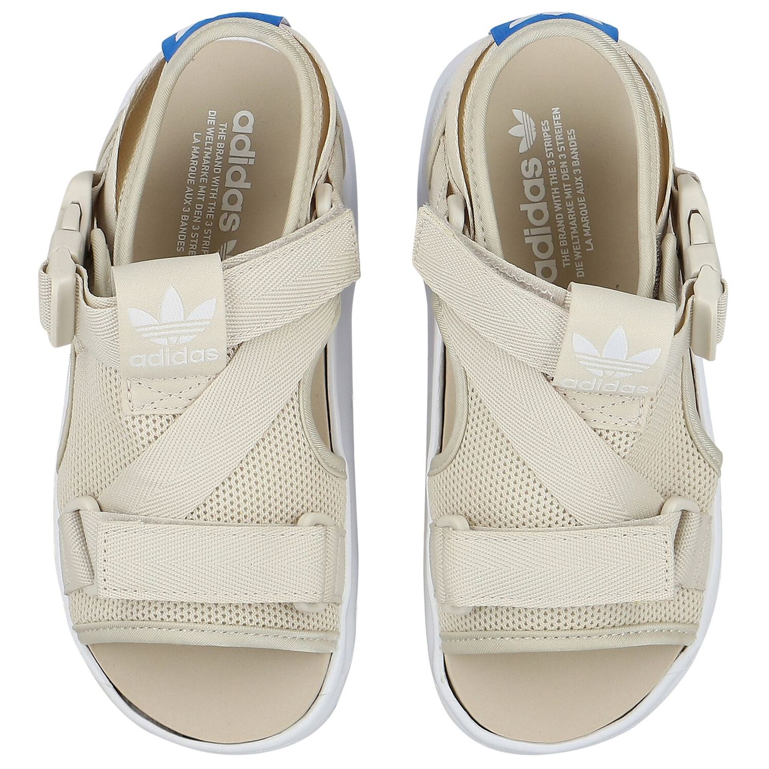 Beige & White 360 3.0 Sandals, 1, hi-res image number null