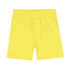 Younger Boys White & Yellow Shorts Set, 1, hi-res
