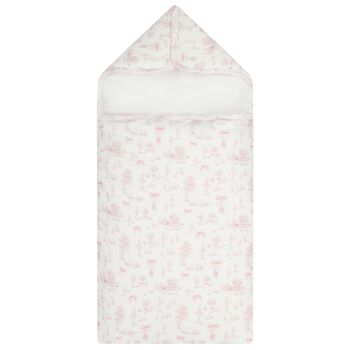 Baby Girls White & Pink Swan Nest