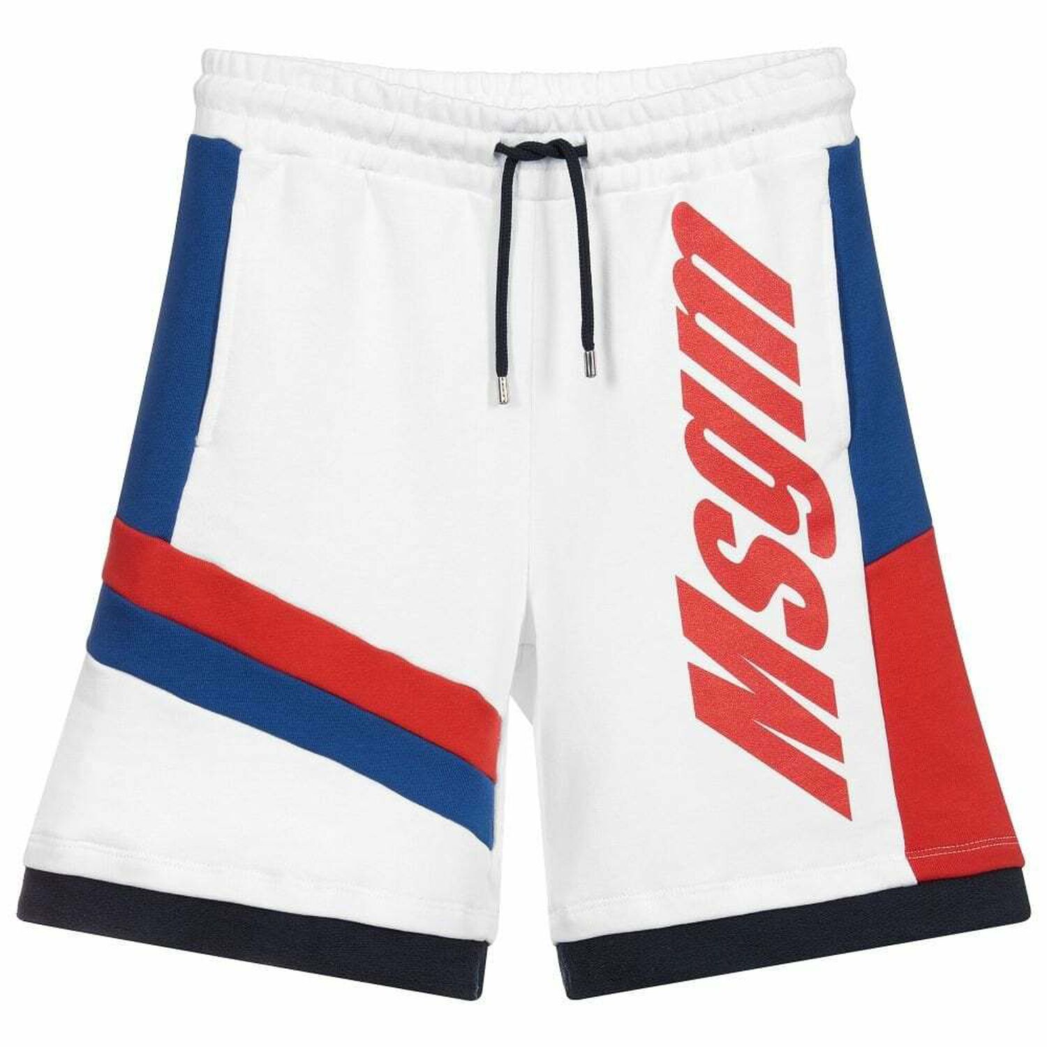 Boys White Logo Shorts, 1, hi-res image number null
