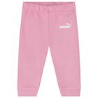 Younger Girls Pink Logo Tracksuit, 4, hi-res