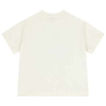 Boys Ivory & Black Octopus T-Shirt             