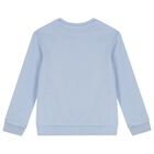 Boys Blue Teddy Bear Sweatshirt , 1, hi-res