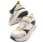 Boys Beige & Grey Trainers, 1, hi-res