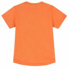 Younger Boys Orange Tiger Logo T-Shirt, 1, hi-res