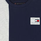 Boys Navy & Grey Logo T-Shirt, 1, hi-res