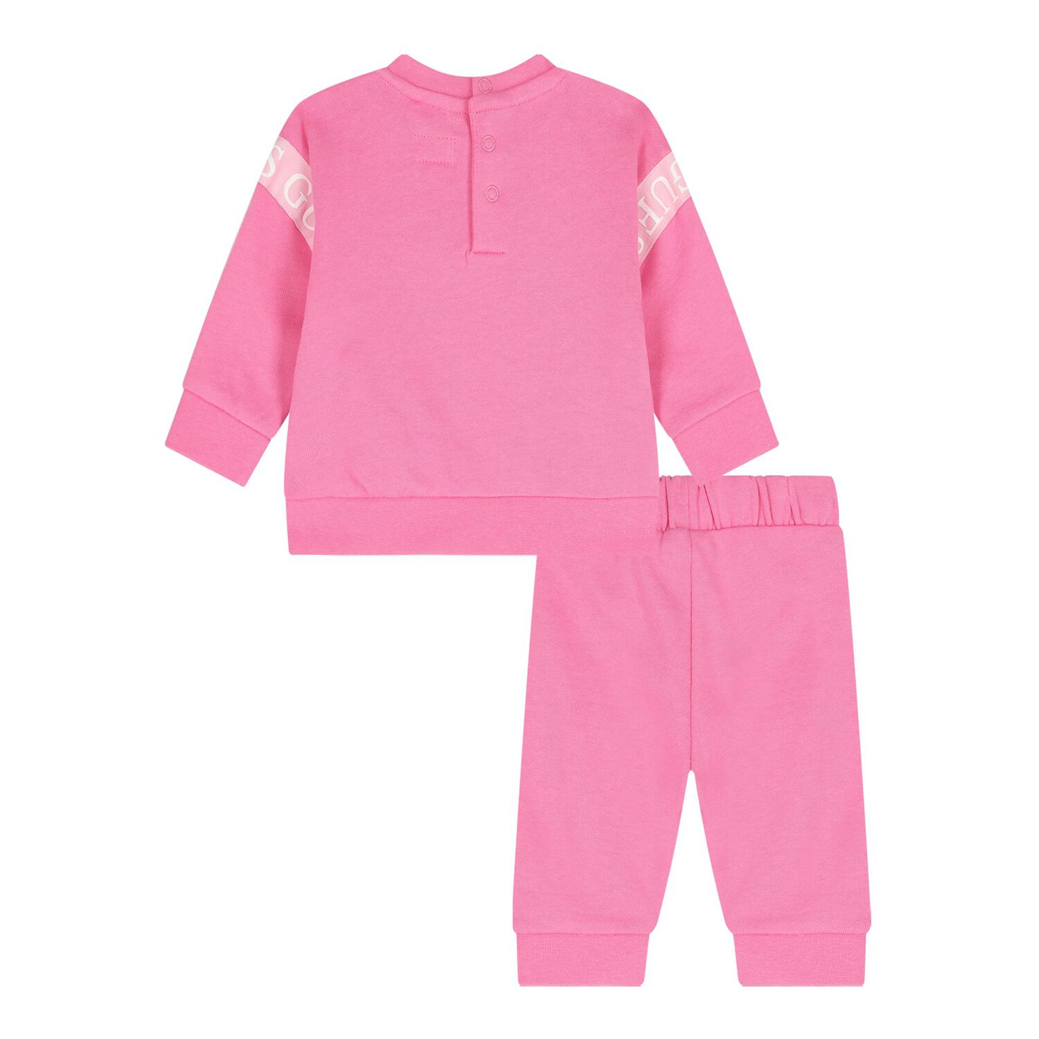 Baby Girls Pink Logo Tracksuit, 1, hi-res