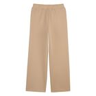 Girls Mini Me Beige Logo Trousers, 1, hi-res