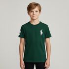 Boys Green Logo T-Shirt, 1, hi-res