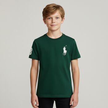 Boys Green Logo T-Shirt