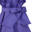 Girls Purple Ruffled Dress, 1, hi-res