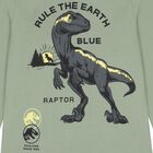 Boys Green Dinosaur Long Sleeve Top, 1, hi-res