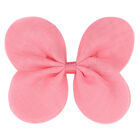 Girls Pink Bow Hair Clip, 2, hi-res