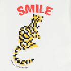 Younger Boys Ivory Tiger Long Sleeve Top, 1, hi-res