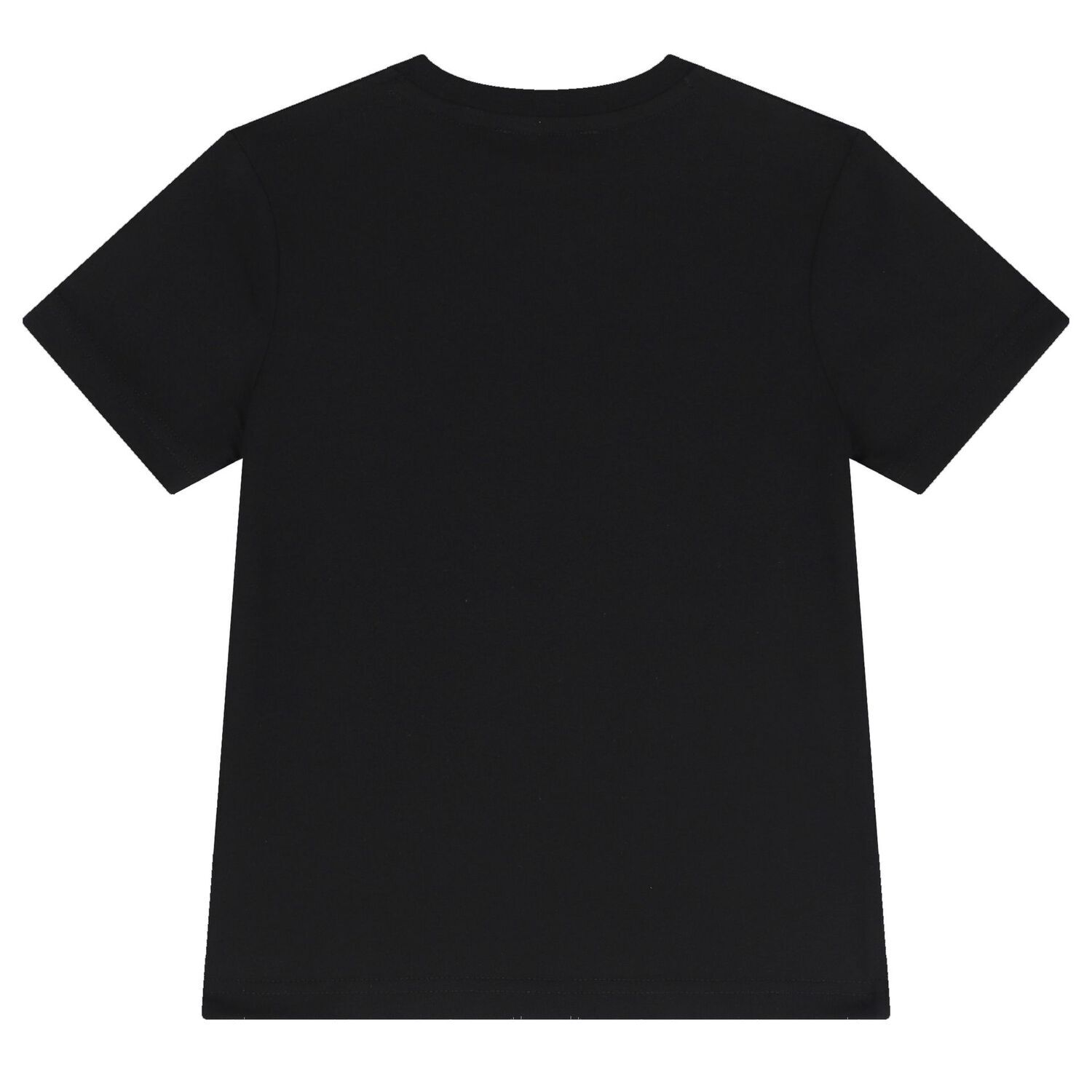 Boys Black Logo T-Shirt, 1, hi-res