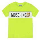 Boys Lime Green Logo T-Shirt, 1, hi-res