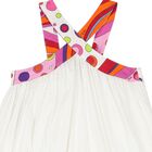 Girls White Fontane Dress, 1, hi-res