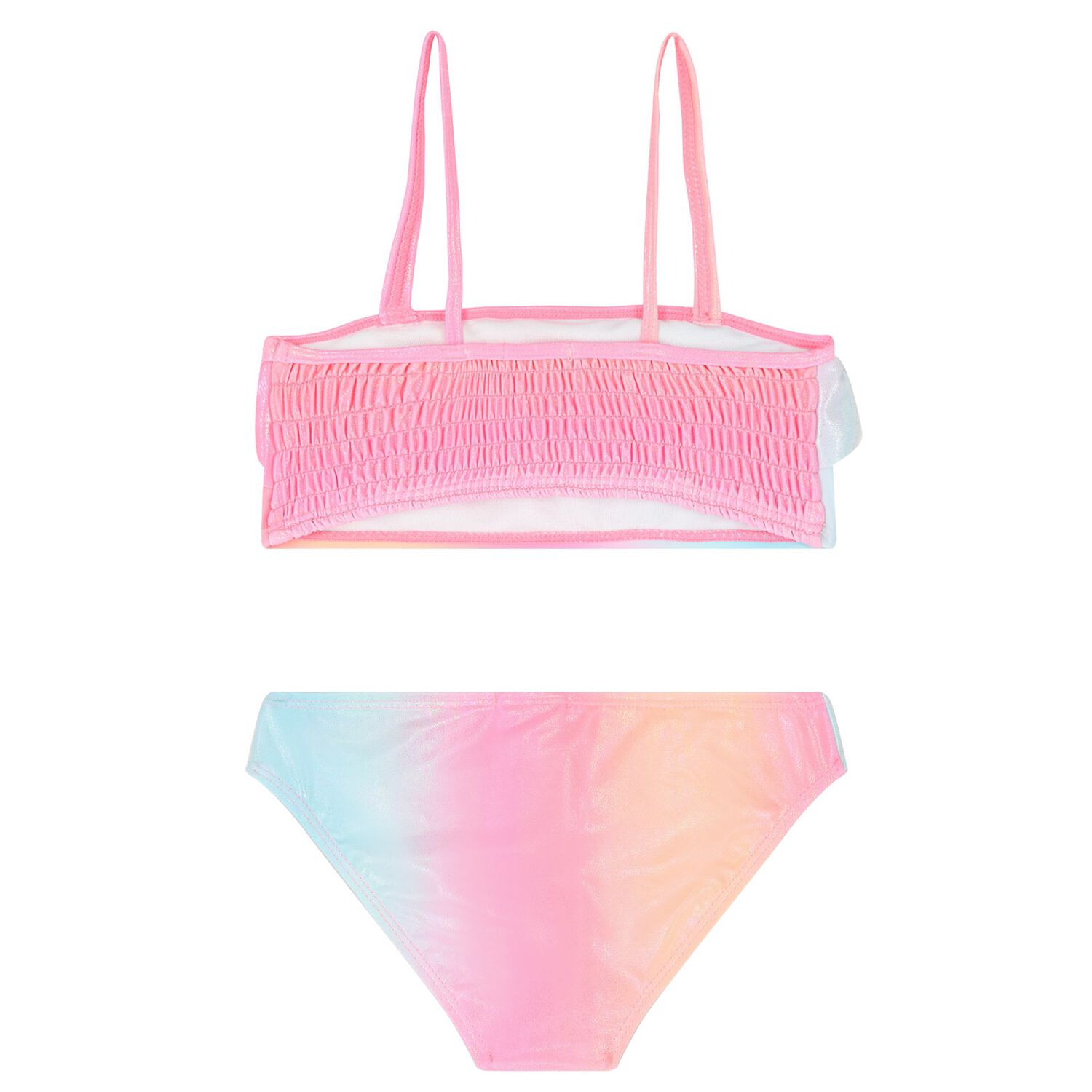 Girls Pink Gradient Bikini, 1, hi-res