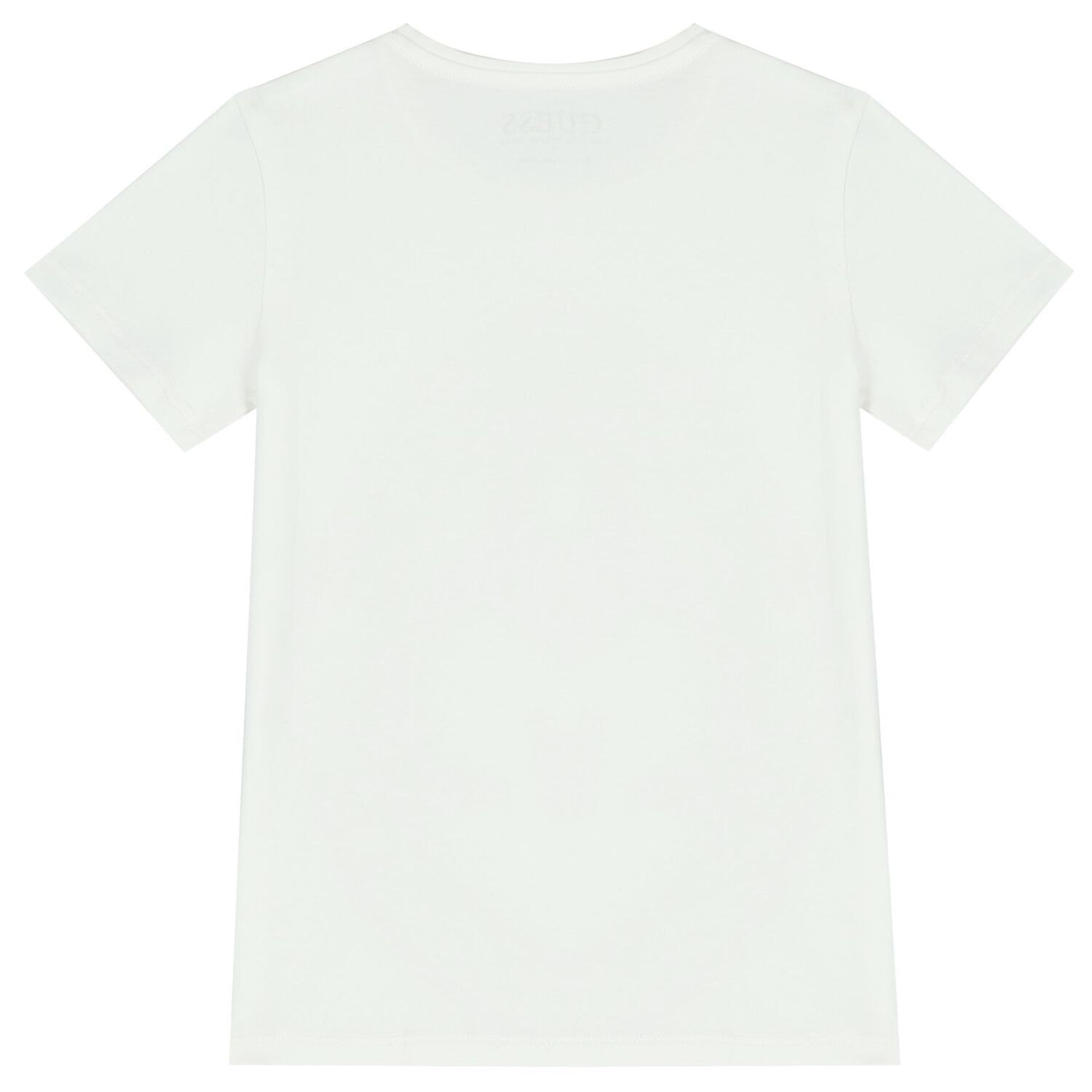 Girls White Logo T-Shirt, 1, hi-res