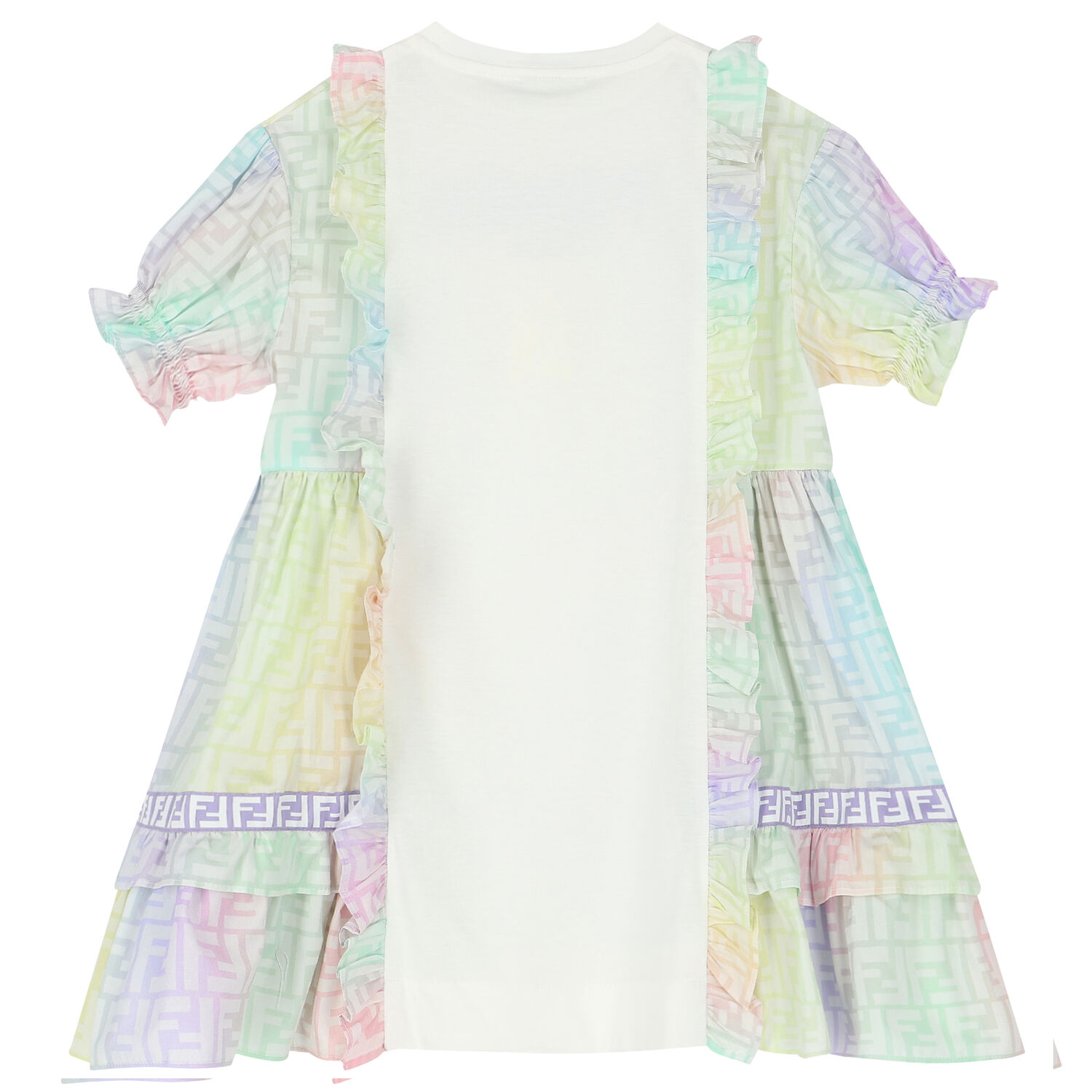 Girls Multi-Colored Logo Dress, 1, hi-res image number null