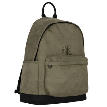 Boys Green Logo Backpack
