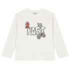 Boys Ivory, Grey & White Tracksuit Set (3 Piece), 1, hi-res