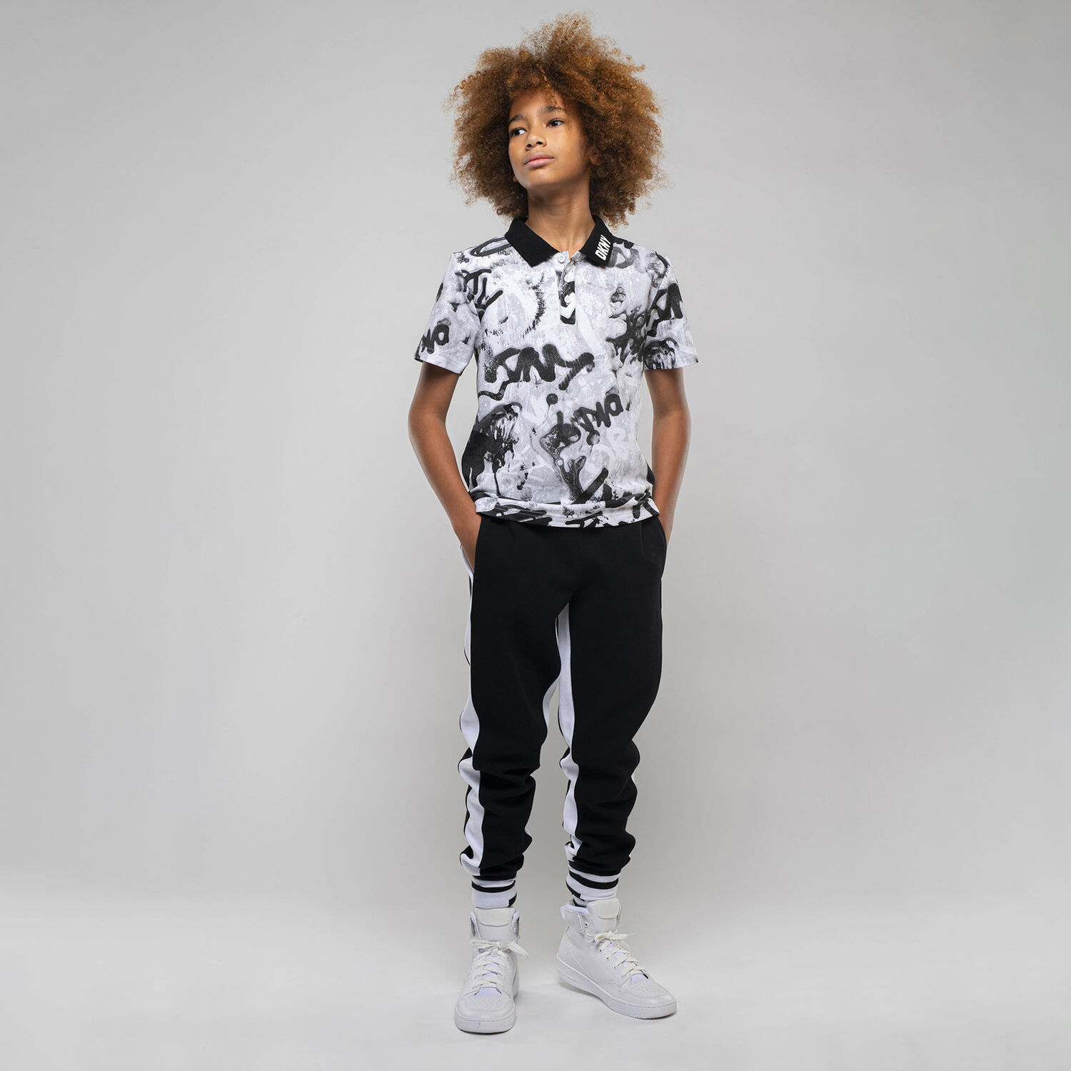 Black & White Logo Joggers, 1, hi-res image number null