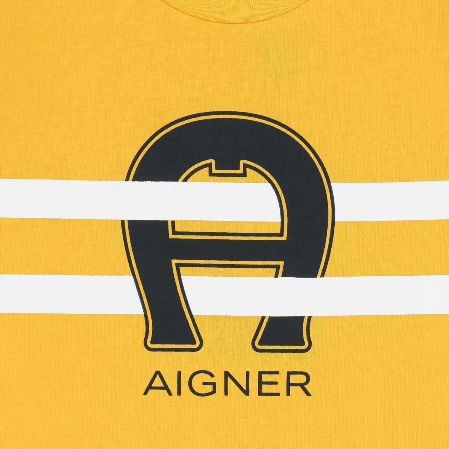 Younger Boys Yellow Logo T-Shirt, 1, hi-res