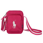 Girls Pink Logo Crossbody Bag, 2, hi-res