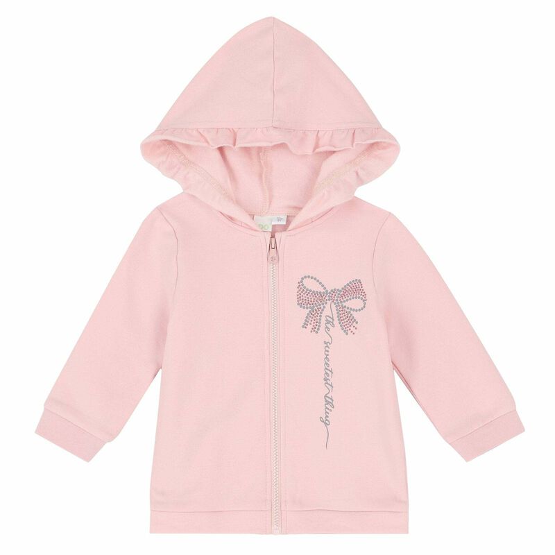 Baby Girls Pink Tracksuit, 1, hi-res image number null