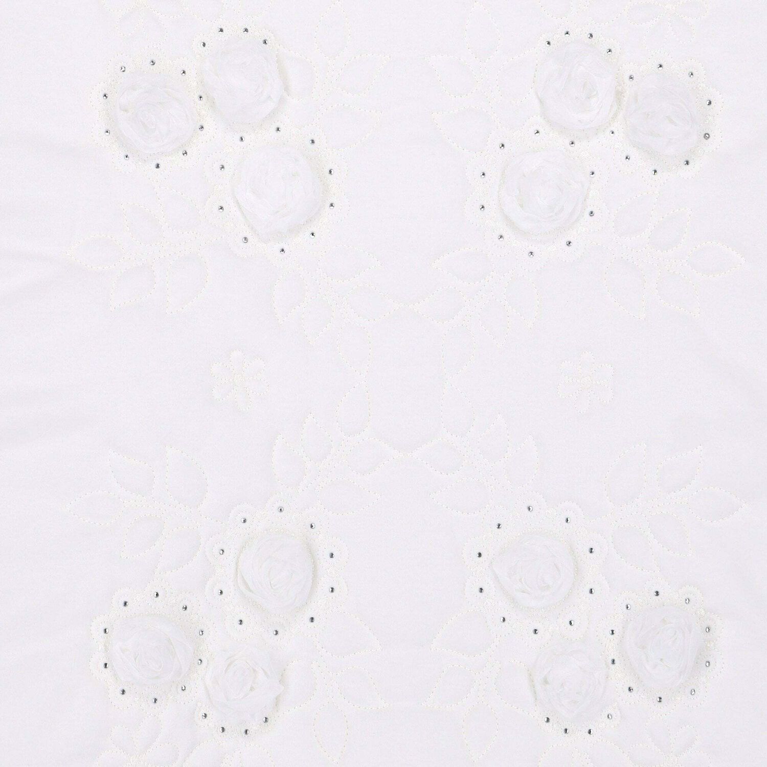 Baby Girls White Blanket, 1, hi-res image number null