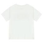 Baby Boys White Logo T-Shirt, 2, hi-res