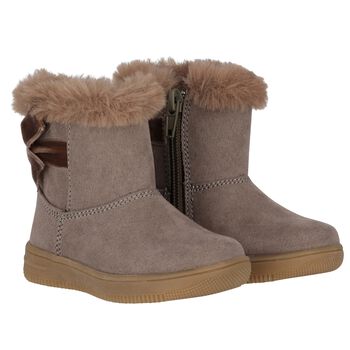 Younger Beige Suede Boots
