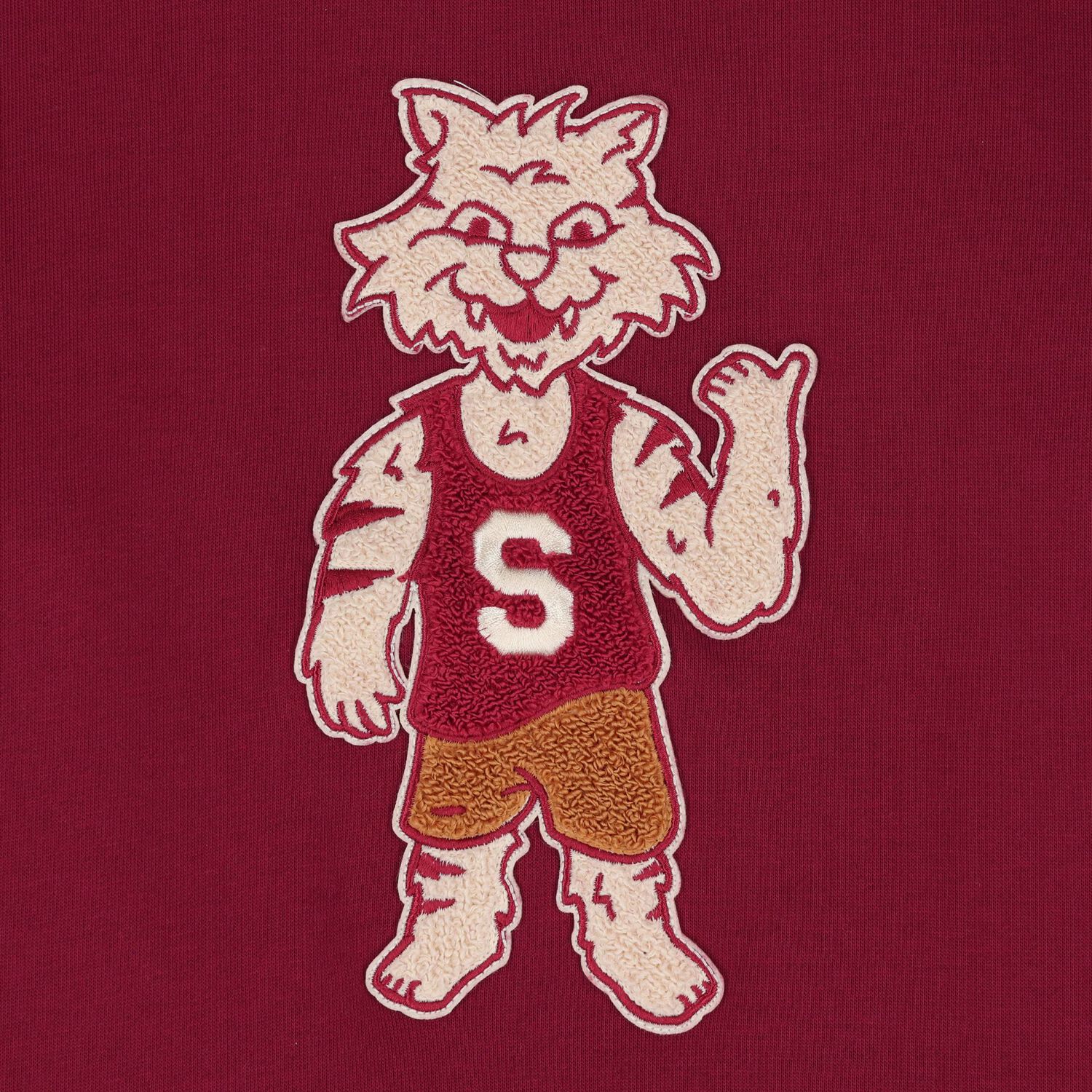 Boys Burgundy Tiger Sweatshirt, 1, hi-res
