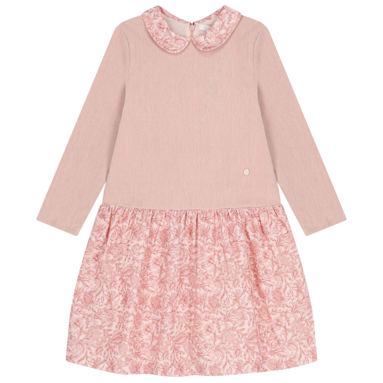 Girls Pink Liberty Dress, 1, hi-res