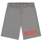 Boys Red & Grey Nasa Shorts Set, 2, hi-res