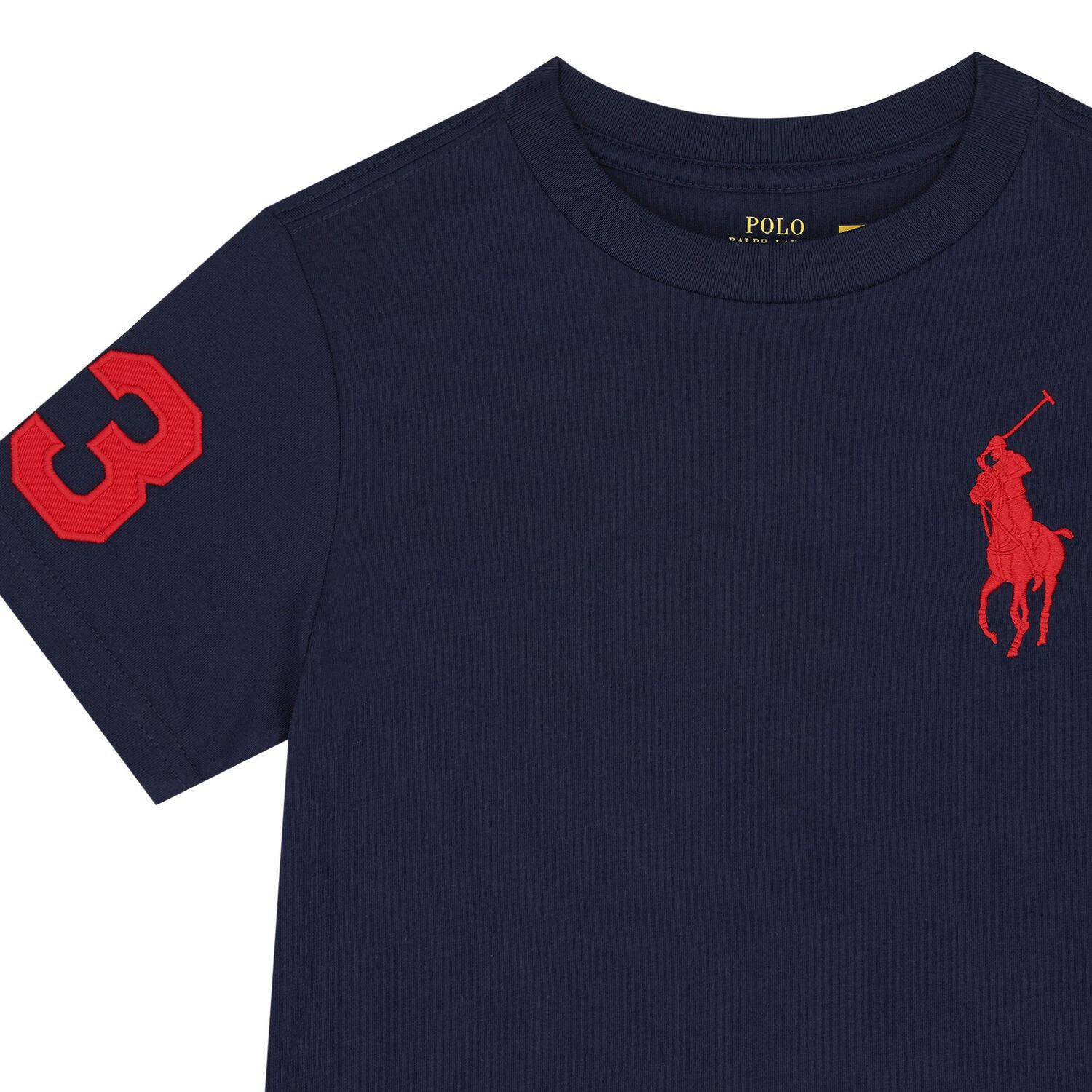Boys Navy Logo T-Shirt, 1, hi-res image number null