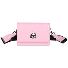Girls Pink Logo Handbag, 2, hi-res