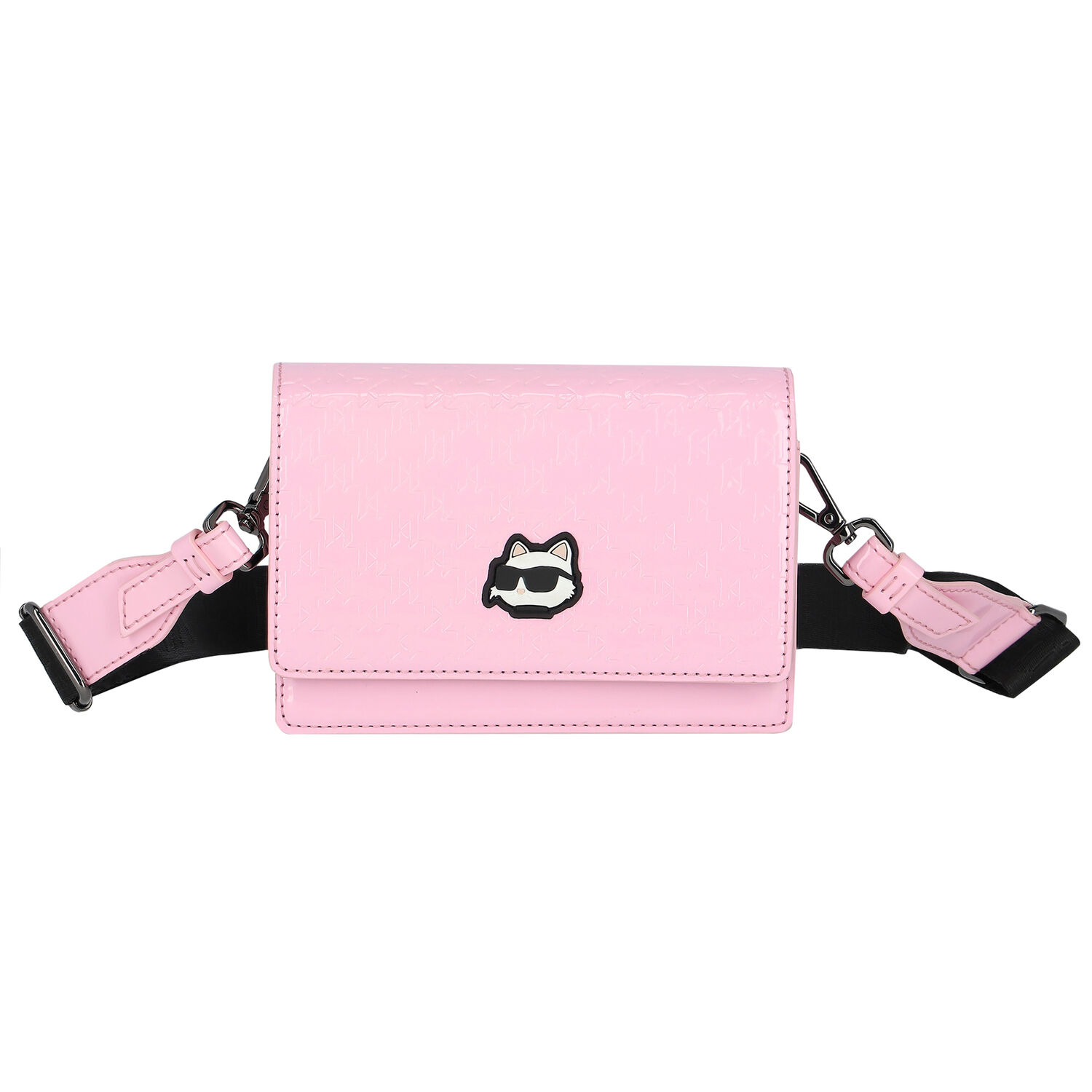 Girls Pink Logo Handbag, 2, hi-res